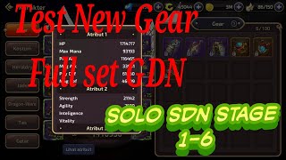 Top 1 BP Moonlord Sea Test new Gear Run SDN stage 1  6 solo  Dragon Nest M [upl. by Atinaw965]