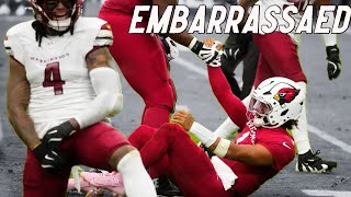 Arizona Cardinals Embarrassed By Kliff Kingsbury And The Washington Commanders [upl. by Akinwahs]