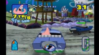 Spongebobs Boating Bash Wii Velocity Race [upl. by Rinaldo]