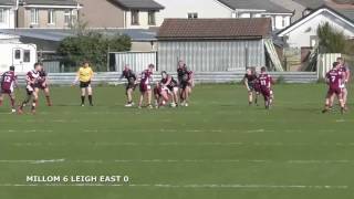 Millom v Leigh East 25032017 Highlights [upl. by Erhard299]