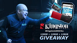 FREE GIVEAWAY Win Kingston SD  microSD  USB 32 Gen 1 Flash Drive [upl. by Letha]