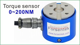 FlangetoFlange Torque Sensor 0200NM Nonrotating Torque Measurement [upl. by Arreik]