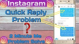 how to delete quick reply on instagram  how to set up quick reply on instagram  quick reply [upl. by Sumedocin271]