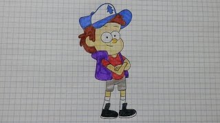 Как Нарисовать Диппер Пайнс Гравити Фолз 53  How To Draw Gravity Falls Dipper Pines [upl. by Soloman747]