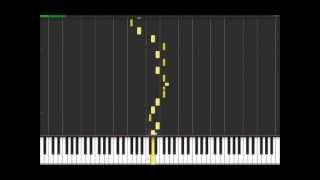 Plug In Baby  Muse Easy Piano Tutorial in Synthesia 100 speed [upl. by Eugilegna]