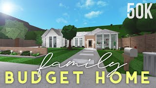 Family Budget Home  50k  Bloxburg Build  alixia [upl. by Wendell]