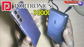 Portronics Luxcell 10k Wireless Power Bank Review  10000 mAh 15W Fast Charging [upl. by Chaddy]