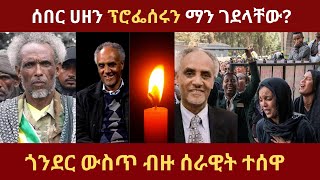 zemedkun bekele Fano gonder And Prf Beyene Petros [upl. by Urbannai]