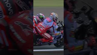 Marc Marquez battle with Bastianini motogp mm93 racing [upl. by Tannen838]