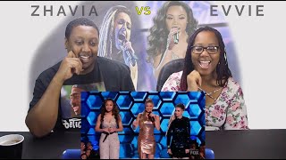 Zhavia vs Evvie  The Four EPIC SHOWDOWN REACTION [upl. by Wolk]