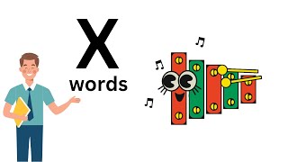 WORDS THAT START WITH Xx 🎄❎ X Words  Initial Sounds  Phonics  LEARN LETTER Xx [upl. by Aenaj]