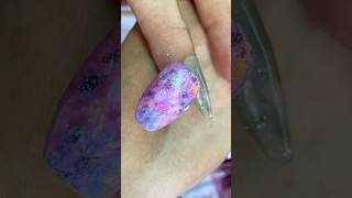 Foiling Nail Art nails nailart [upl. by Naujled]