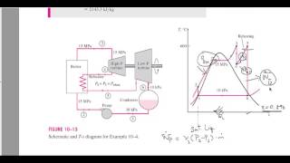 ตัวอย่าง reheat rankine cycle1 [upl. by Suoiluj]