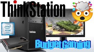 350 Budget Gaming PC Build ThinkStation P310 amp RX480 8GB [upl. by Erbua312]