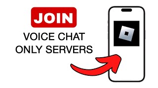 How To Join VC Only Servers In Roblox  2024 Quick And Easy [upl. by Qahsi]