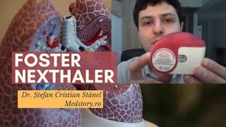 Cum se foloseste Foster Nexthaler dispozitiv inhalator [upl. by Ecidnak]