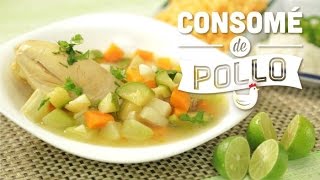 ¿Cómo preparar Consomé de Pollo  Cocina Fresca [upl. by Urata]