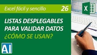 📋 ¿QUÉ SON las listas de VALIDACIÓN de DATOS  🟢🛠Taller Excel  26 [upl. by Florenza304]