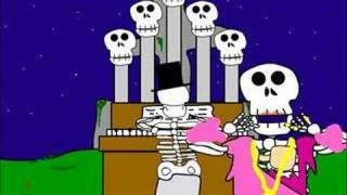 sandman song skeleton animation musical [upl. by Ateloiv]