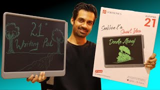 Portronics Ruffpad 21 Inch BIG Writing pad Unboxing ⚡⚡ [upl. by Renaldo]