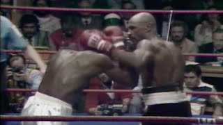 ON THIS DAY MARVIN HAGLER VICIOUSLY KNOCKED OUT FULGENCIO OBELMEJIAS IN THEIR REMATCH HIGHLIGHTS [upl. by Kery]