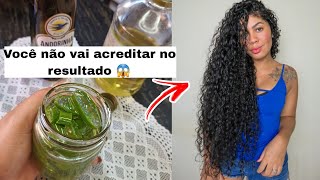 O CABELO CRESCE MUITO E NÃO CAI MELHOR RECEITA DO MUNDO PARA CRESCER CABELO projetorapunzel [upl. by Kapoor]