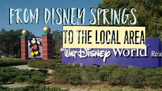 Off Disney Property area from Disney Springs to 535  Pharmacy Urgent Care Dollar Tree etc [upl. by Nnairam29]