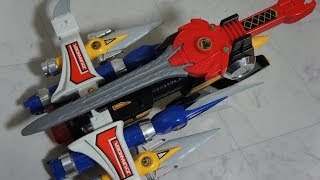 恐竜戦隊ジュウレンジャー 伝説の武器セット1＆2 ハウリングキャノン KyouryuSentai Zyuranger [upl. by Kirsteni]