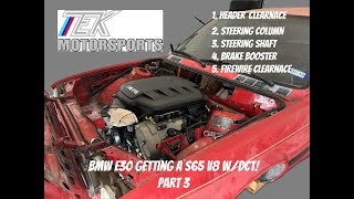 BMW E30 swapping in a S65 V8 wDCT Part 3 [upl. by Pfister]