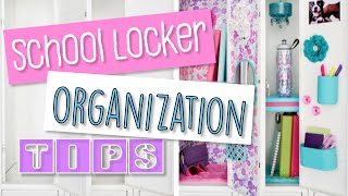 How To Organize Your School Locker  Storage and Decor Tips [upl. by Brenden]