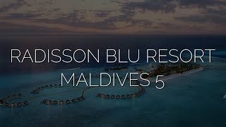 Стандартный номер на Мальдивах  200 квадратных метров Обзор Radisson Blu Resort Maldives 5 [upl. by Hannad]