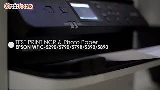 Test Print NCR amp Photo Paper Pada Unit EPSON WFC5290 printer education shorts digitalprinting [upl. by Boris722]