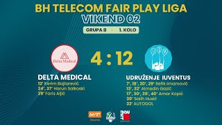 HIGHLIGHTS  DELTA MEDICAL  UDRZŽENJE IUVENTUS  412  VIKEND 02  BHT FPL  SEZONA 13 [upl. by Lateehs]