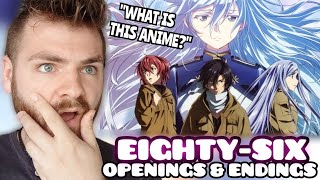 THIS ANIME BROKE ME  86 EIGHTYSIX Openings amp Endings 12  New Anime Fan  REACTION [upl. by Ynnhoj]