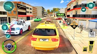 City Taxi Driving Simulator 3D  Cab Driver Car Stunts Racing  Android Gameplay [upl. by Alyworth]