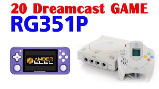 20 Dreamcast GAMES TEST BY Anbernic RG351P RG351M CPU RK3326 [upl. by Annair]