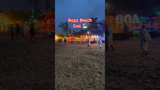 Most Beautiful Goa  Baga Beach 🏝️ goa shorts trendingshorts youtubeshorts trending [upl. by Annahsal132]