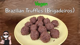 Vegan brigadeiros Brazilian Chocolate Truffles Recipe  Easy [upl. by Dann]