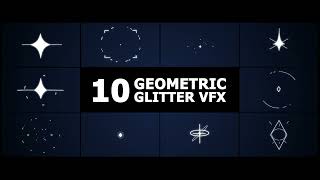 Geometric Glitter VFX DaVinci Resolve [upl. by Millda9]