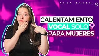 EJERCICIOS DE CALENTAMIENTO VOCAL PARA MUJERES  EJERCICIOS DE VOCALIZACIÓN PARA CANTAR BIEN [upl. by Llenwahs902]