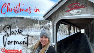 A Cozy White Christmas In Stowe Vermont [upl. by Ilario474]