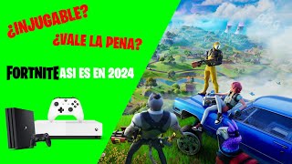 ¿Como es FORTNITE en OLD GEN 2024 ¿ES INJUGABLE [upl. by Xonel]