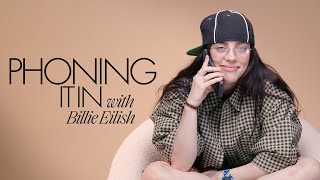 Billie Eilish Prank Calls Margot Robbie Tyler The Creator amp Dakota Johnson  Phoning It In  ELLE [upl. by Aerdna337]