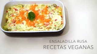 Ensaladilla rusa vegana  Recetas vegetarianas y veganas [upl. by Atikahc]