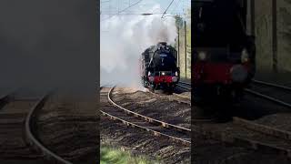 Double headed Black 5’s  44871 amp 45407  The Great Britain XVI steam [upl. by Hilario]