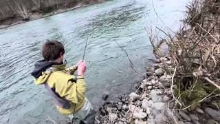 Kade with a Clackamas River Steelhead [upl. by Garold]