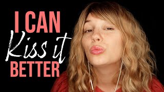 ASMR KISSES amp quotI LOVE YOUquot amp quotITS OKAYquot EAR TO EAR BREATHY WHISPERS [upl. by Novyar]