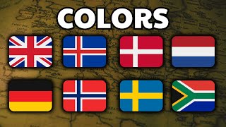 Colors  GERMANIC Languages COMPARISON [upl. by Zilevi]