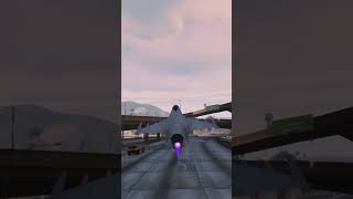 GTA Online  Taking Off Fighter Jet on Busy Highway  gta gtaonline gtagamers gtav gaming [upl. by Harper]