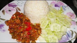 GUYANESE FRIED OCHRO OKRA  KAIETEUR COOKS [upl. by Adlee531]